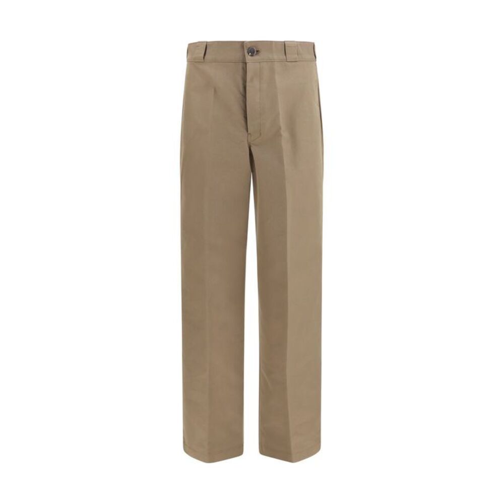 Prada Brown Cotton Casual Men's Pants